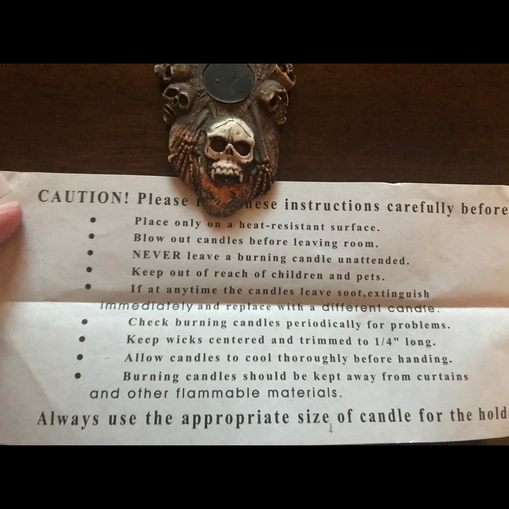 Skull Incense Burner - Picture 3 of 8